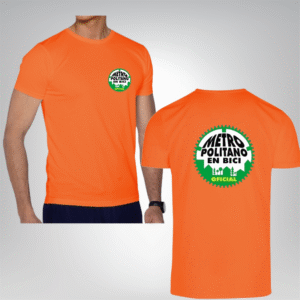 Playera DryFit Hombre Naranja Neón